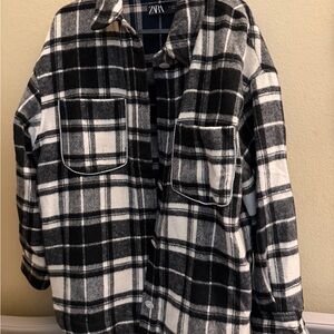Zara Plaid Jacket